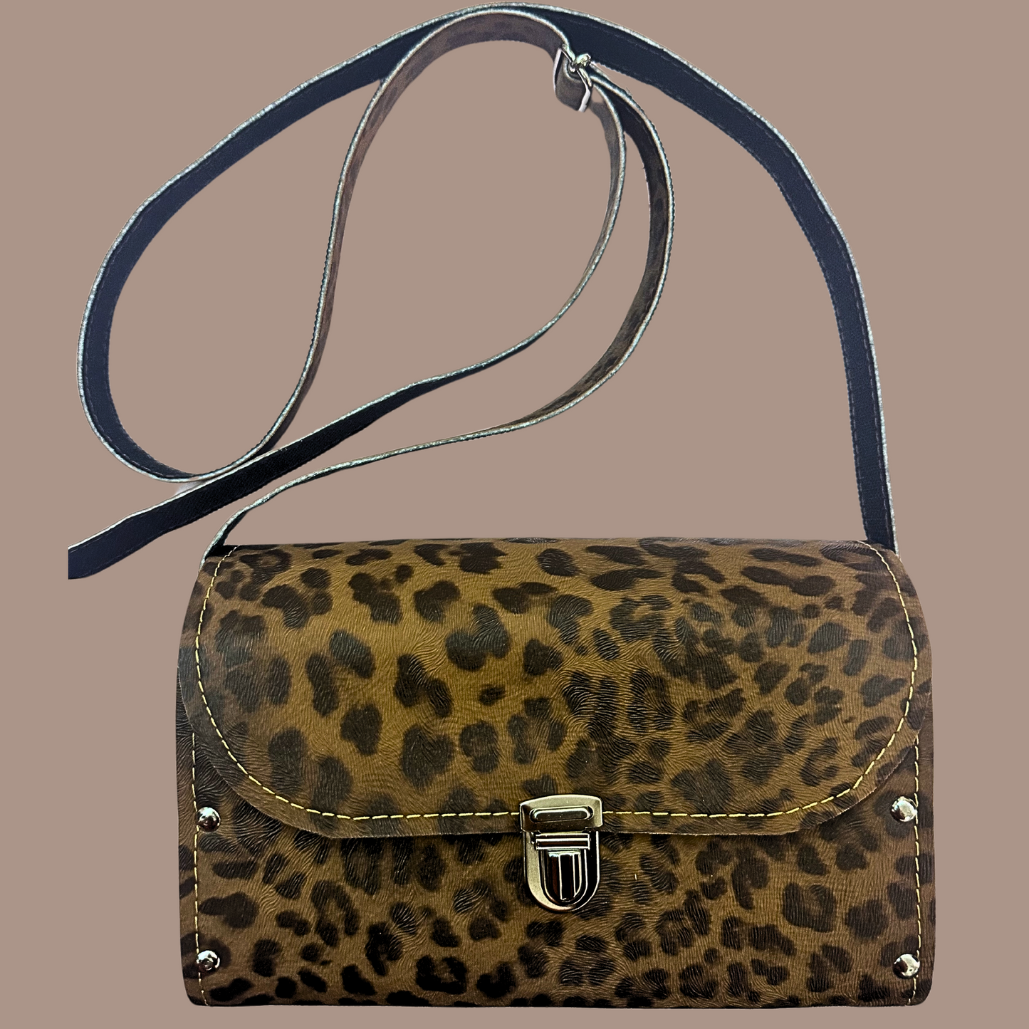 “Georgina” bag in animal print