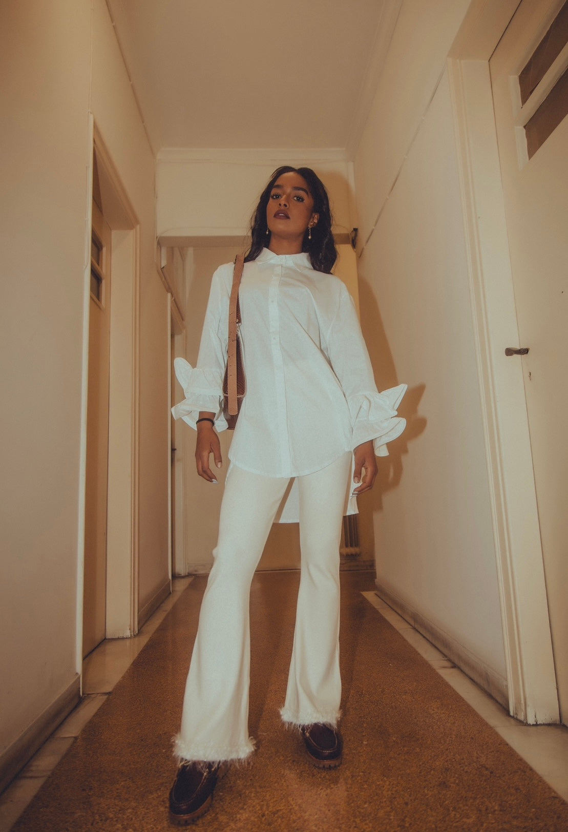 “Evanthe” pants in cream