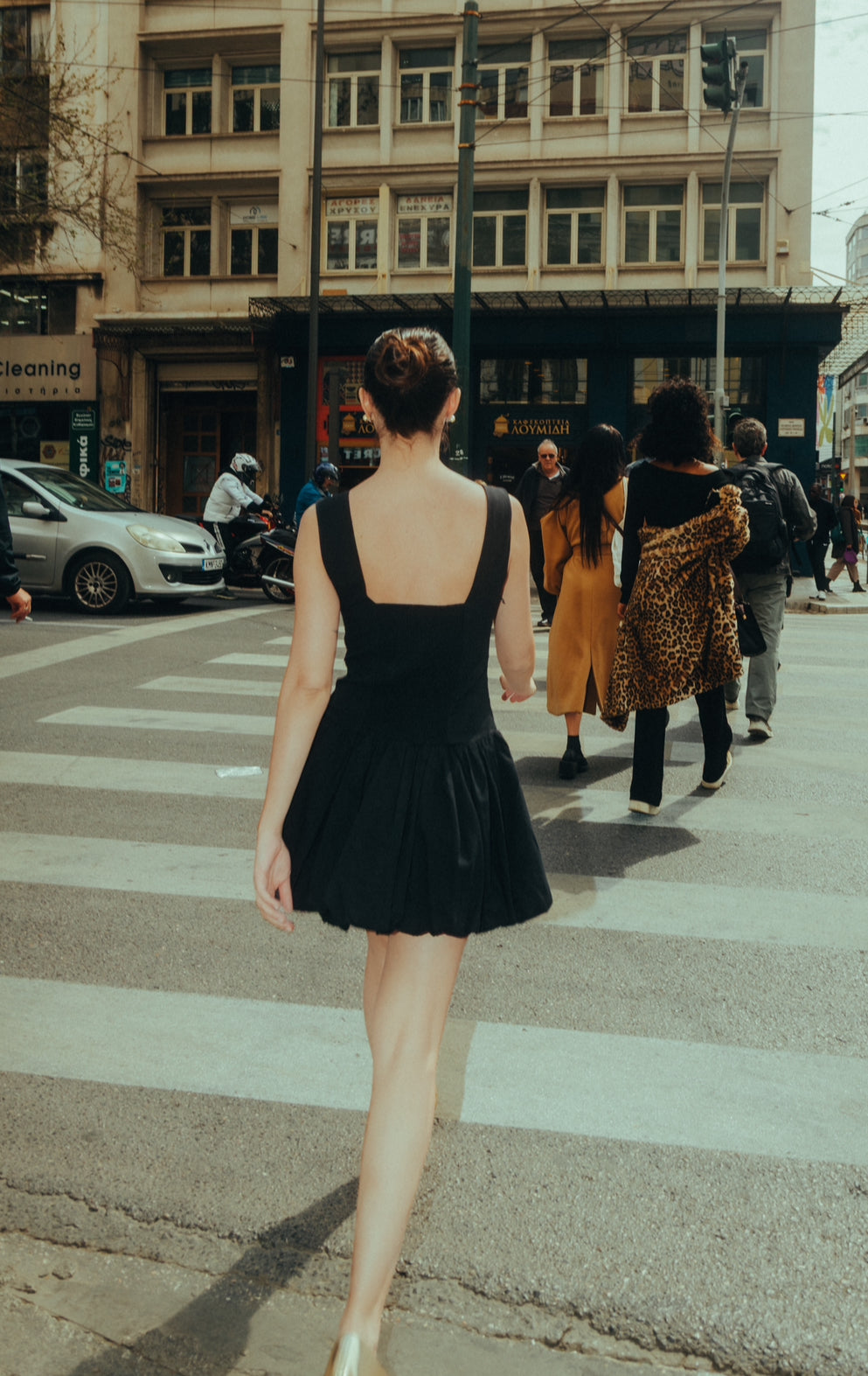May bell dress in black