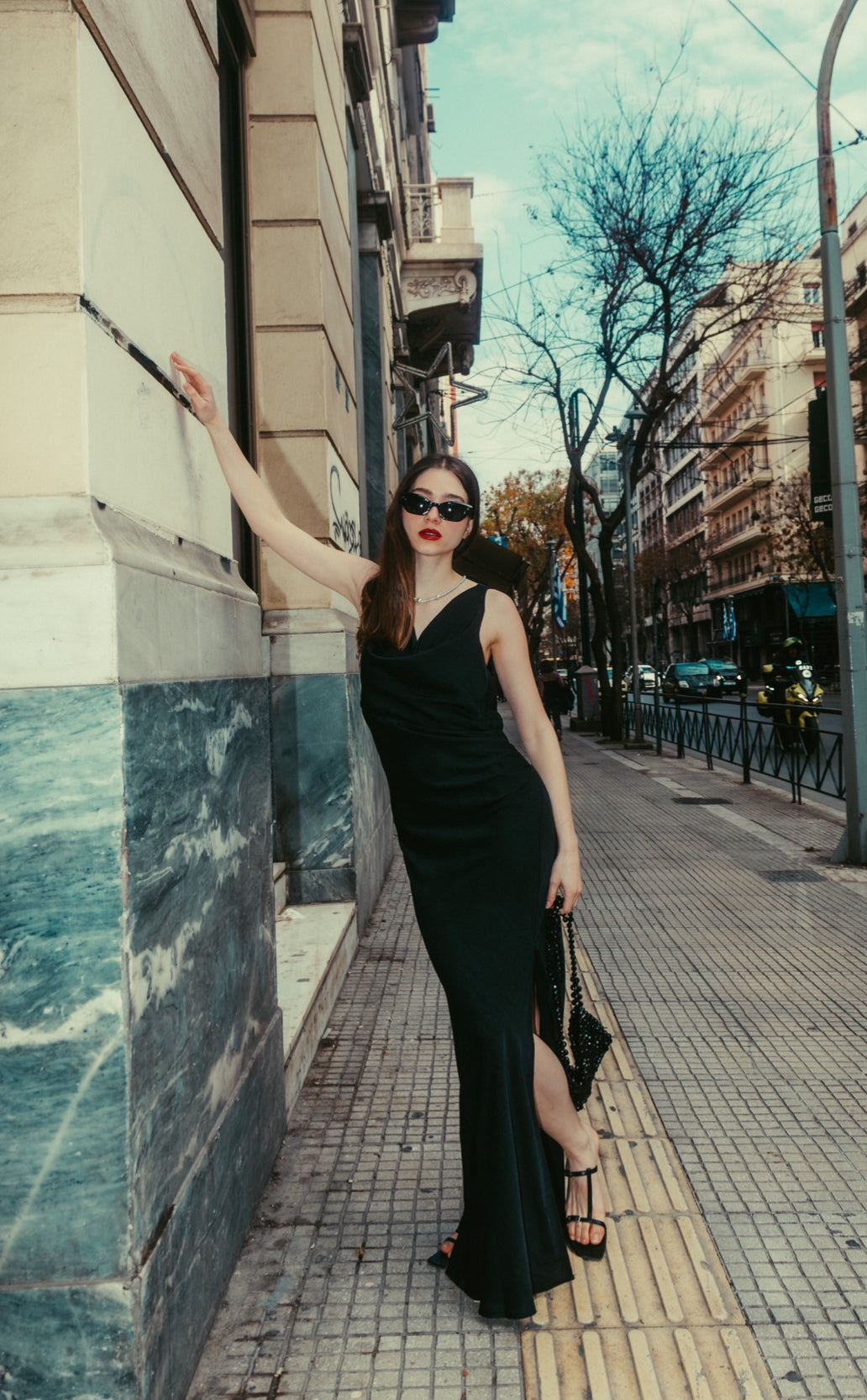 Melia dress in black