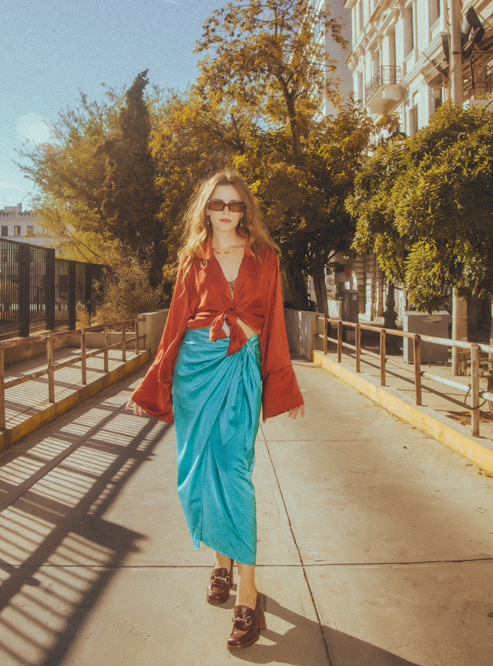 “Rosie” skirt in green