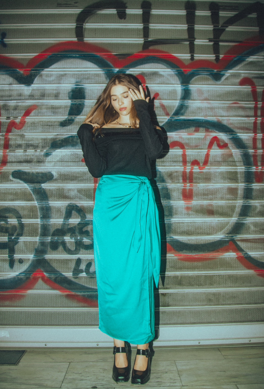 “Rosie” skirt in green