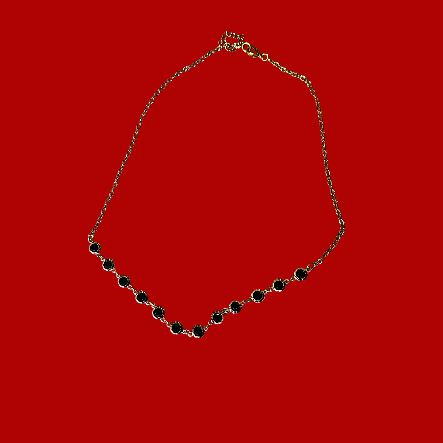 “Emerald Dalia” necklace