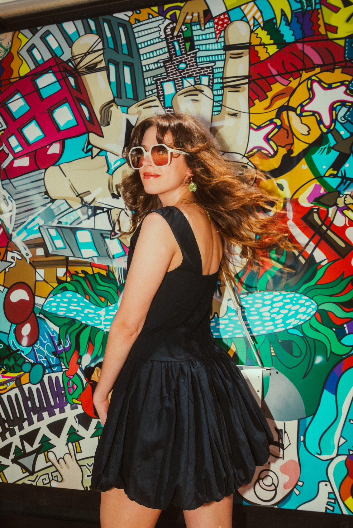 May bell dress in black