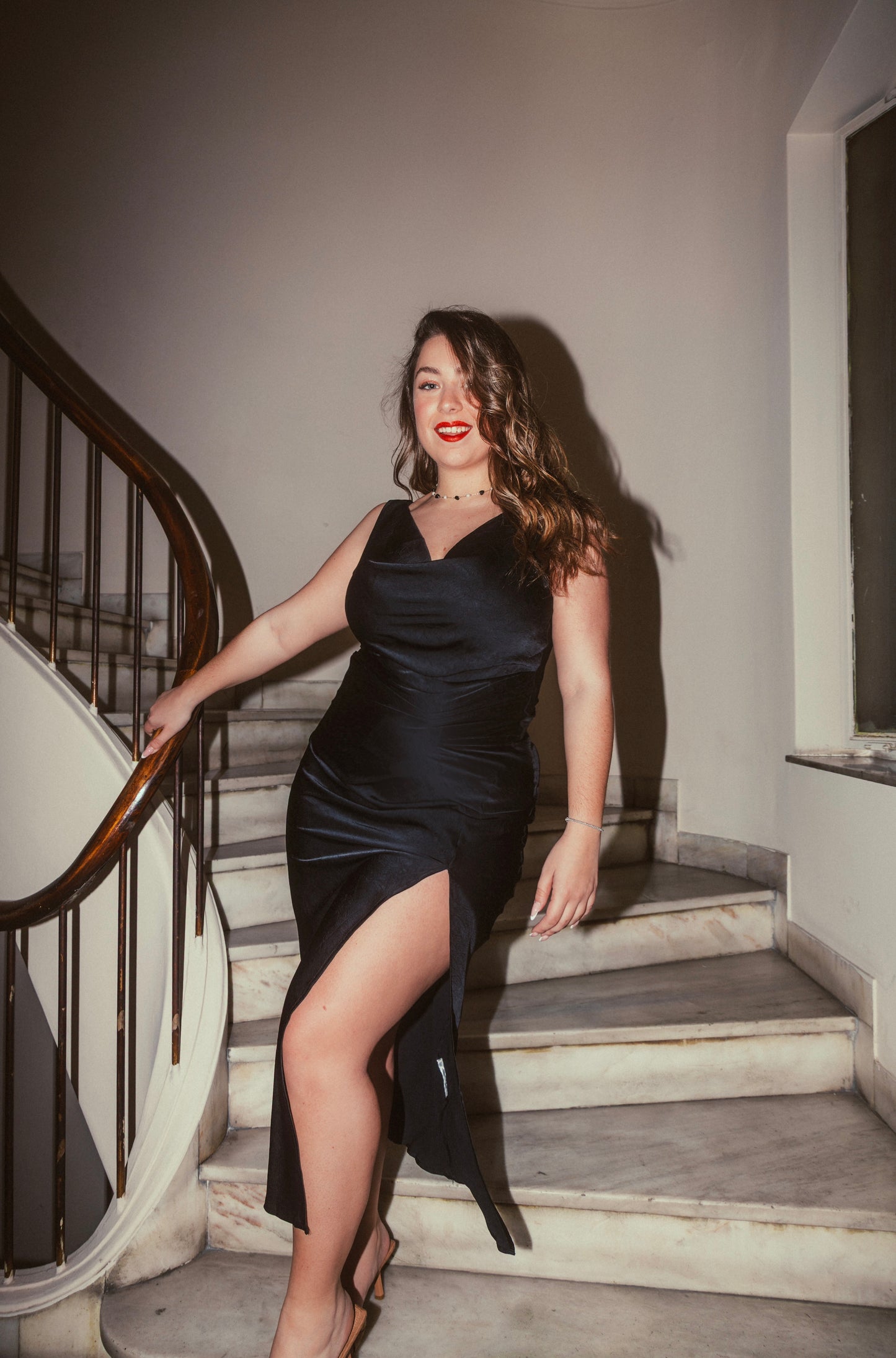 Melia dress in black