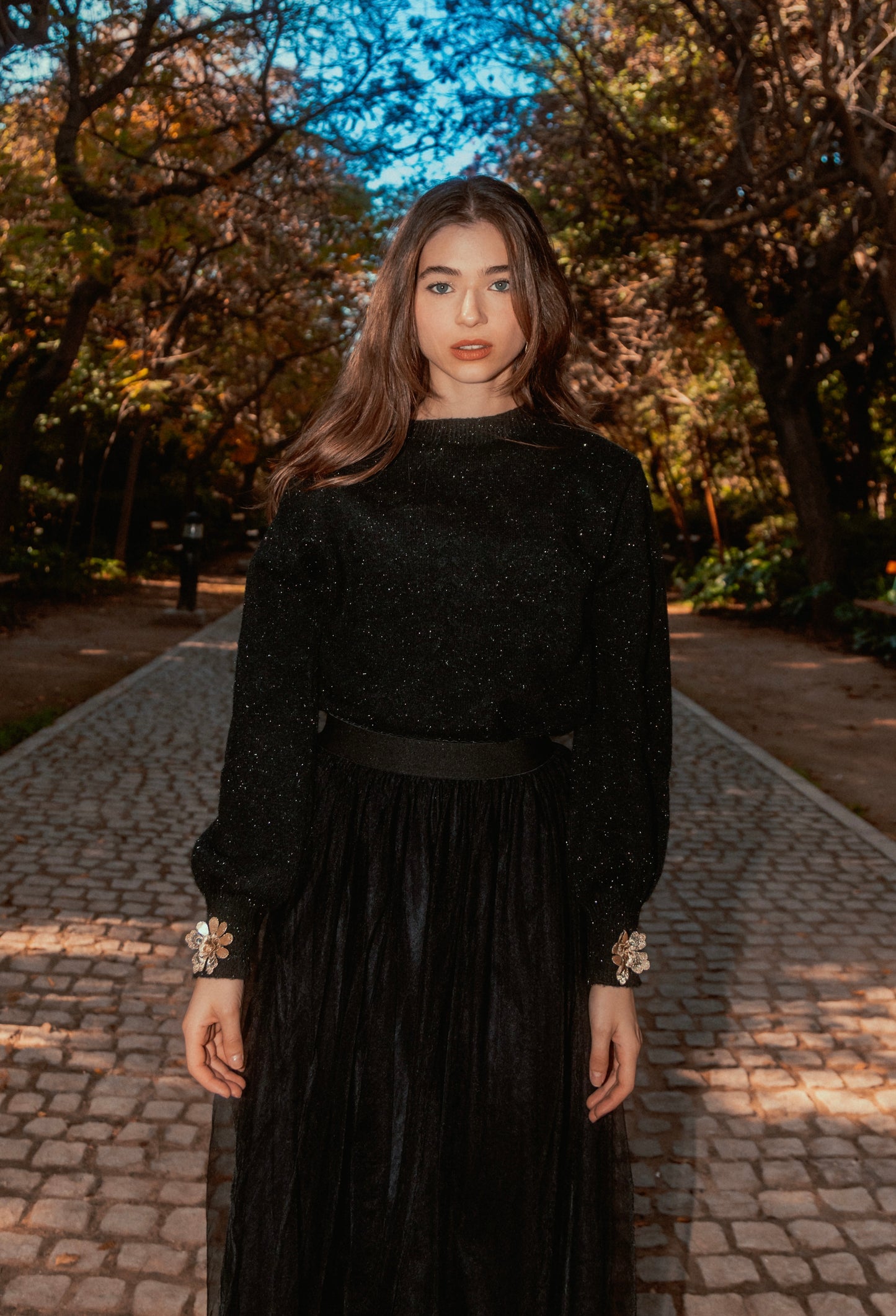 Helichrysum sweater in black