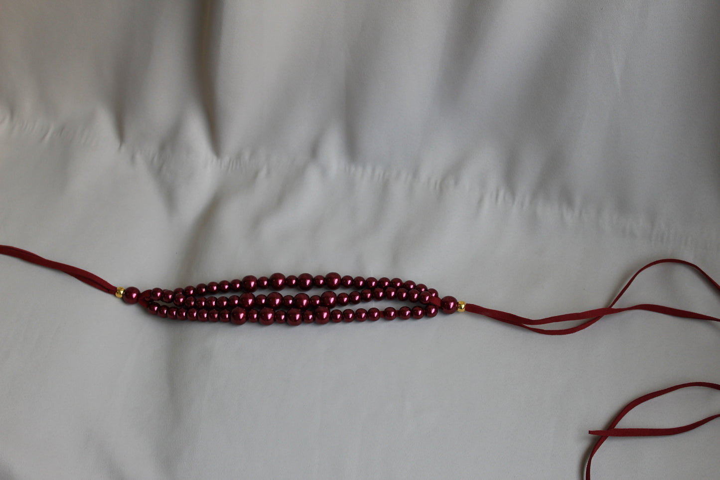 Christina belt in burgundy