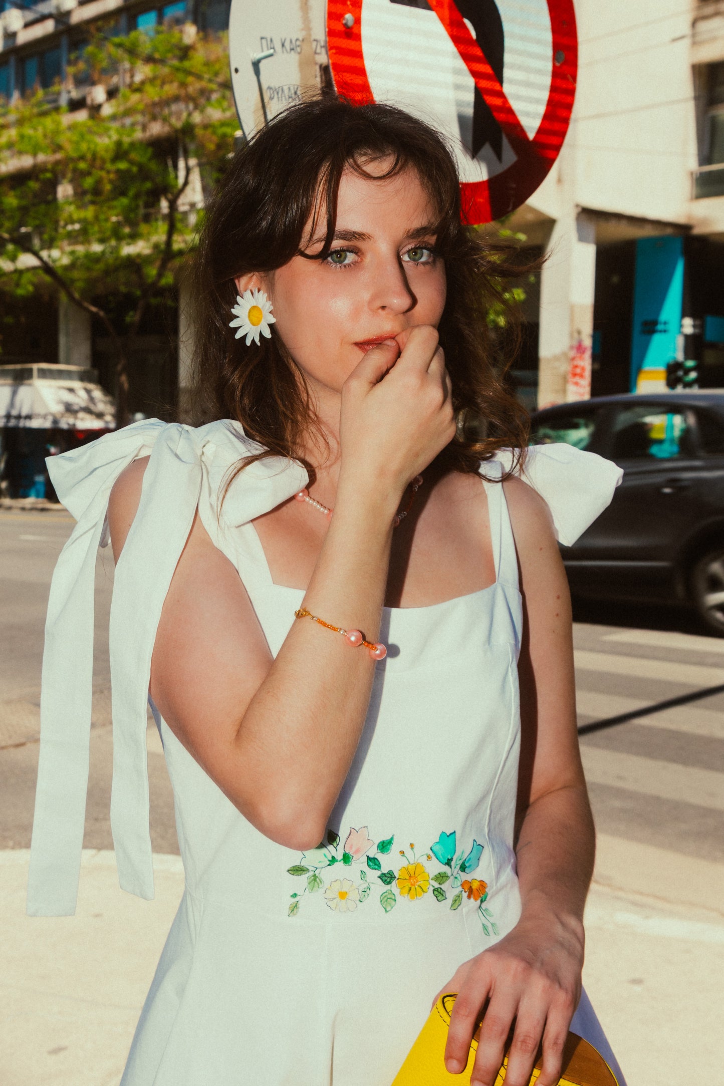 Marguerite earrings