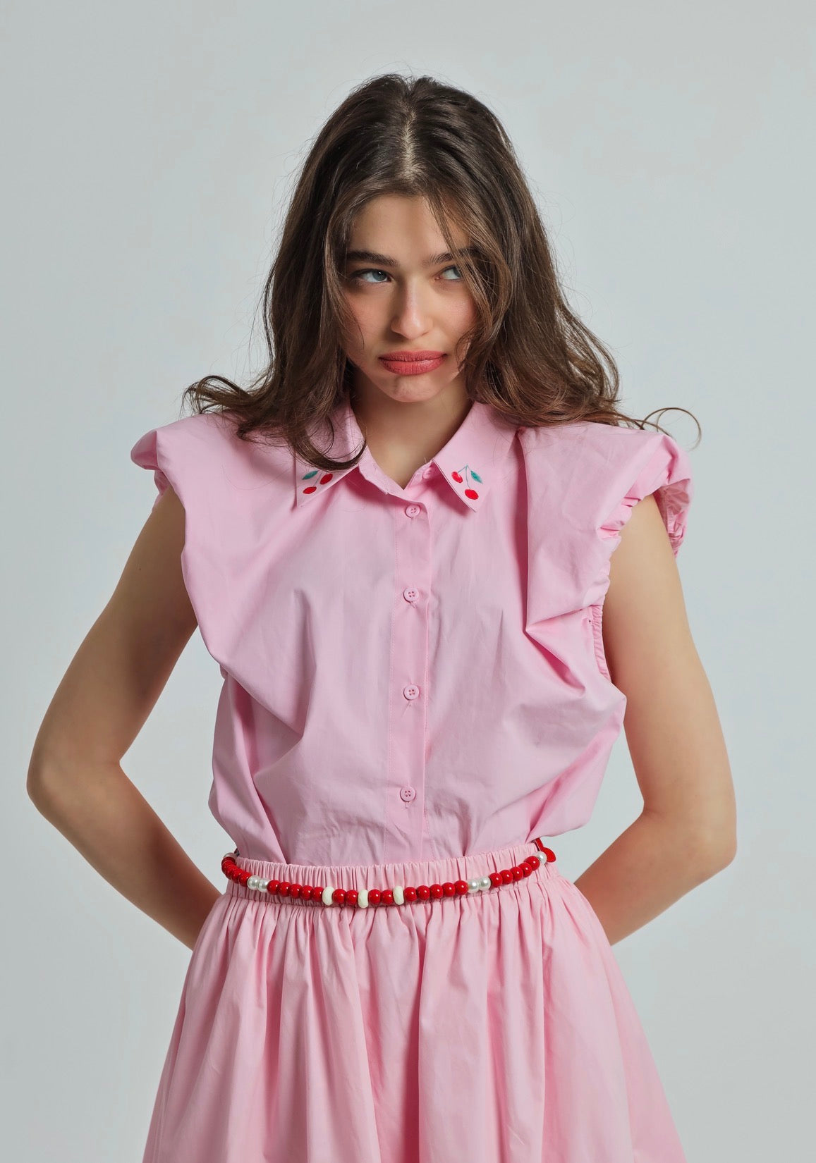 “Tulip” shirt in pink