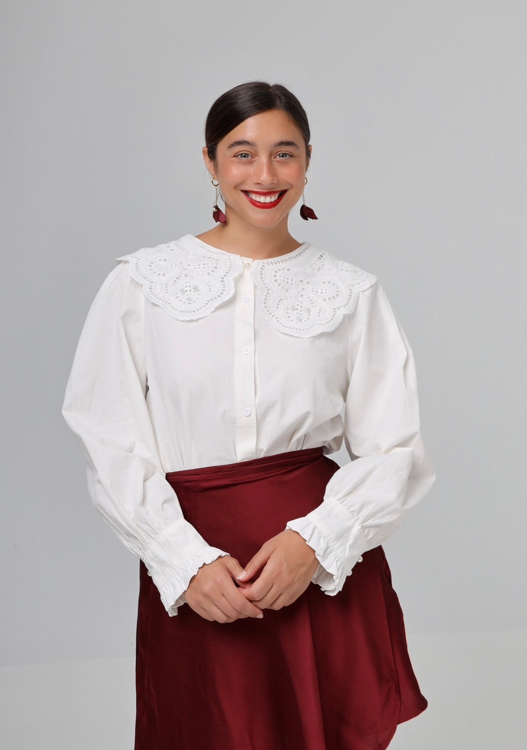 “Aronia” shirt in white