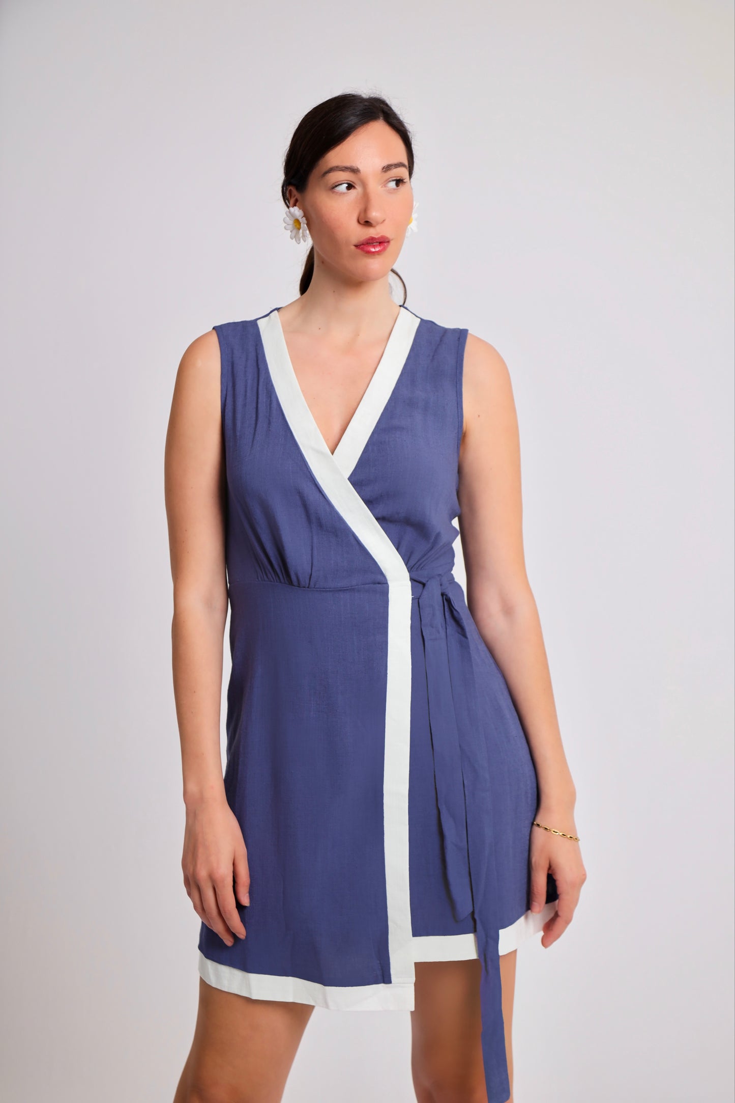 “Willow” dress in blue