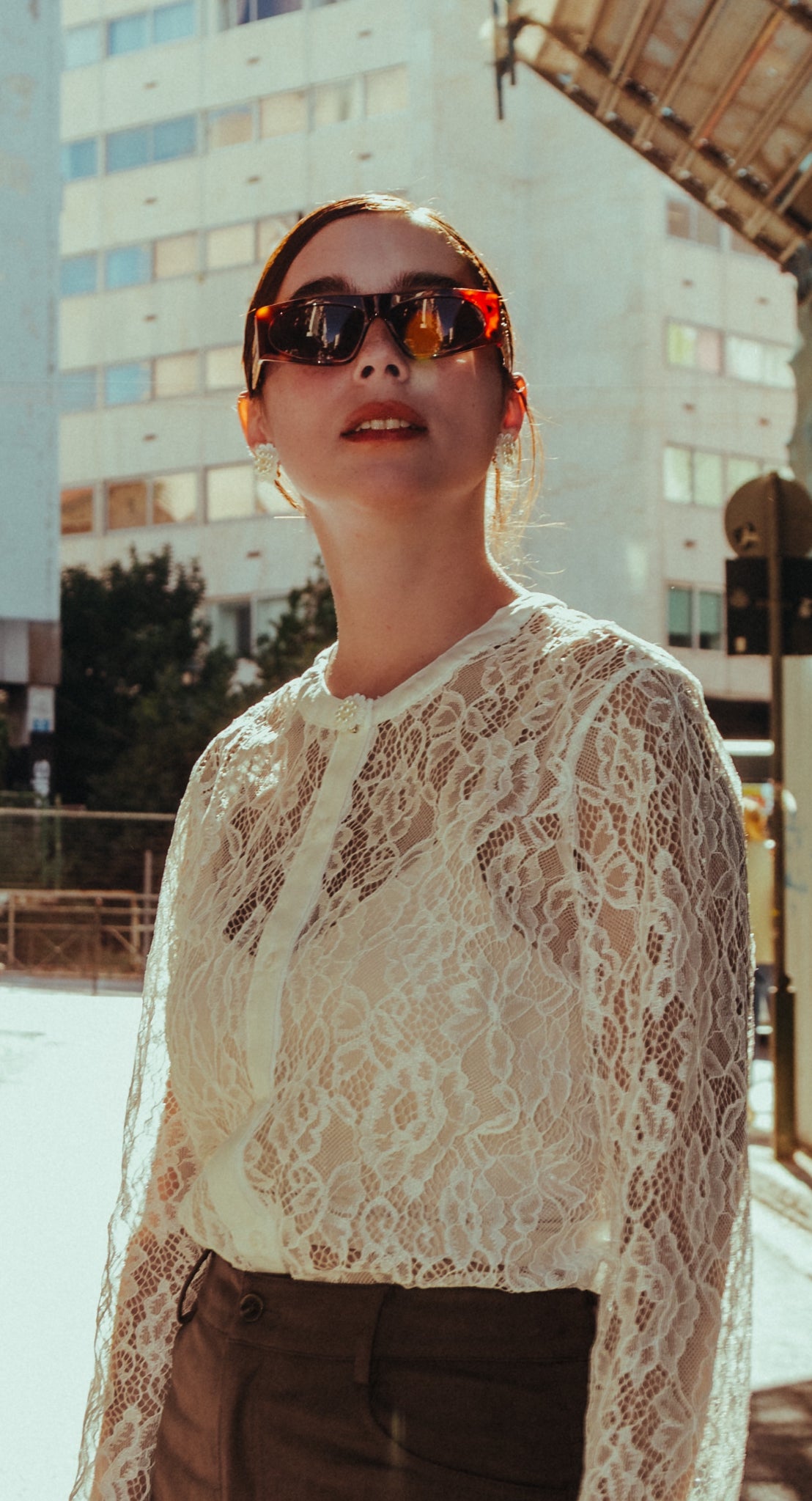 Fleur shirt in white