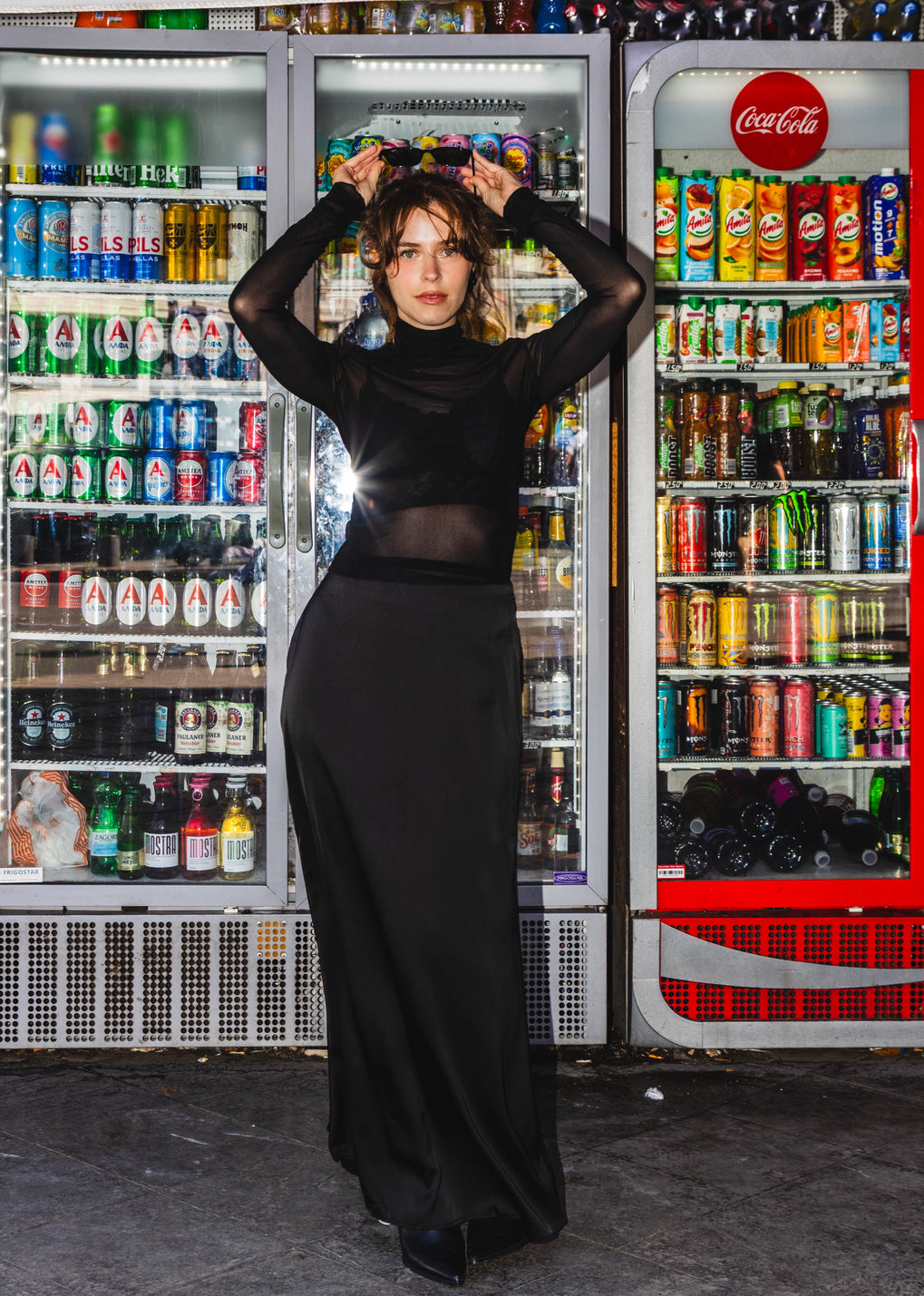 Middlemist skirt in black