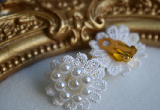 Elsie clip-on earrings