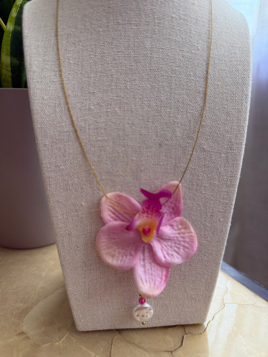 “Orchid” necklace