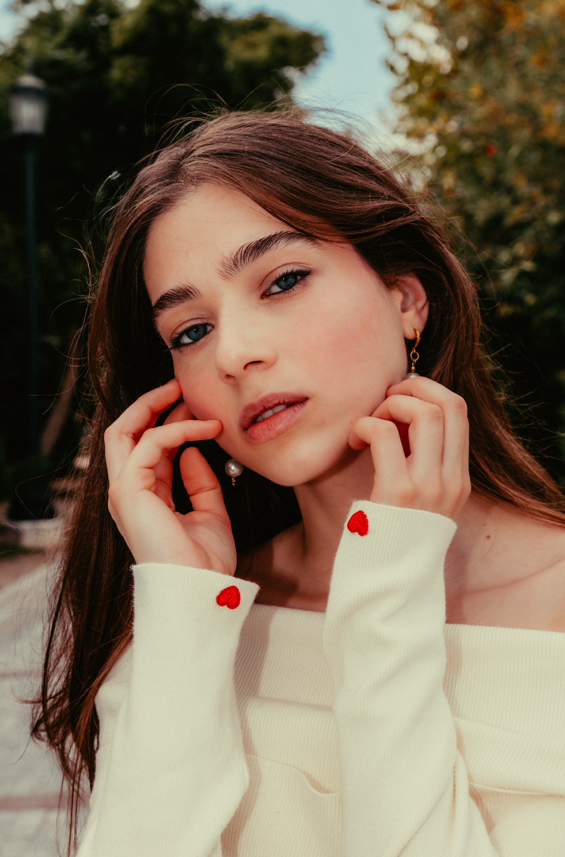 Marguerite top in cream