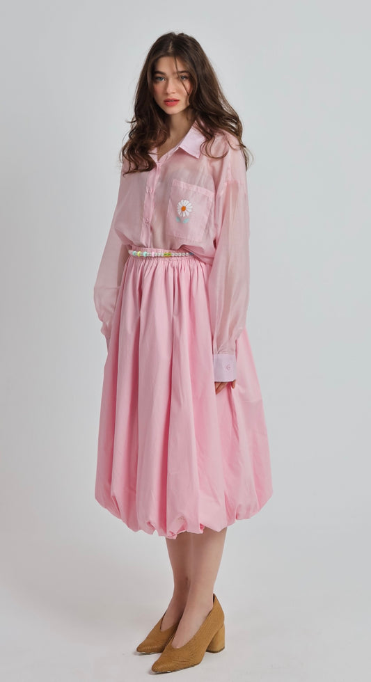 “Angelica” skirt in pink