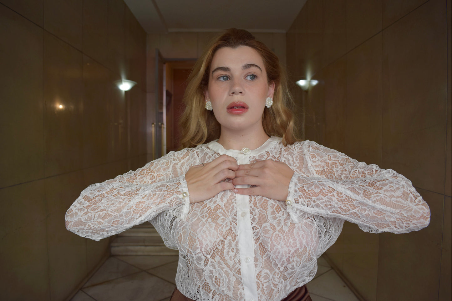 Fleur shirt in white