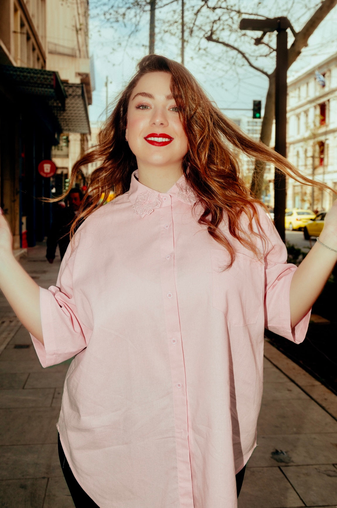 Petunia shirt in pink