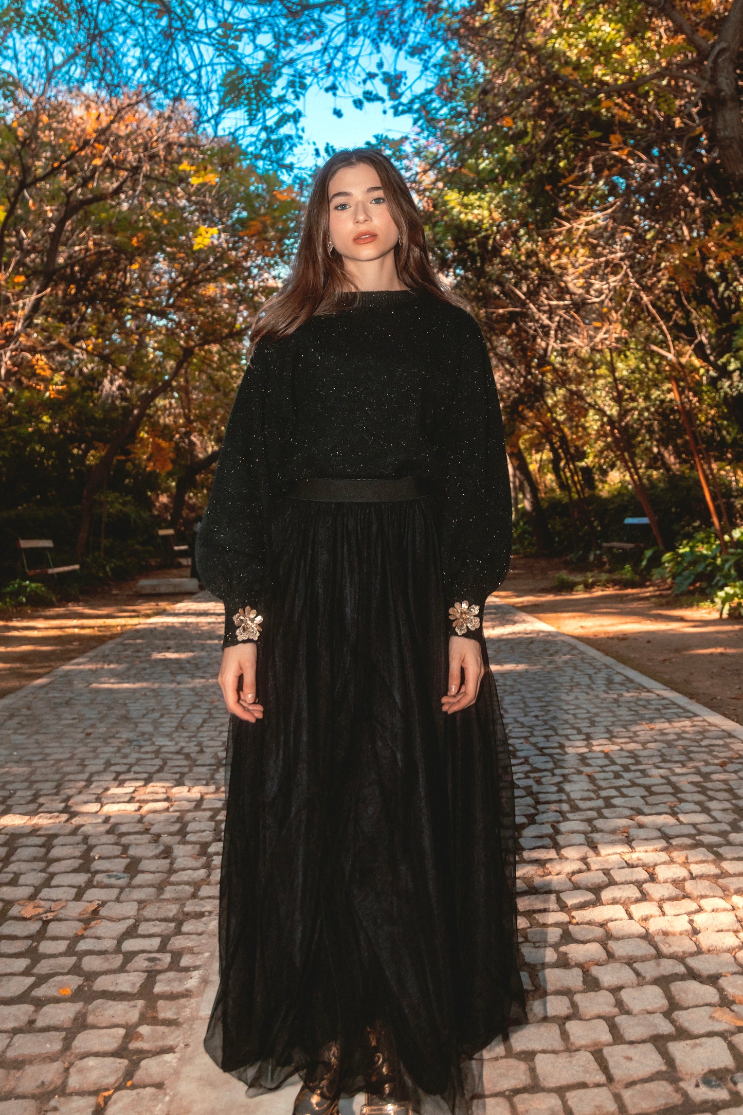 Amaryllis skirt in black