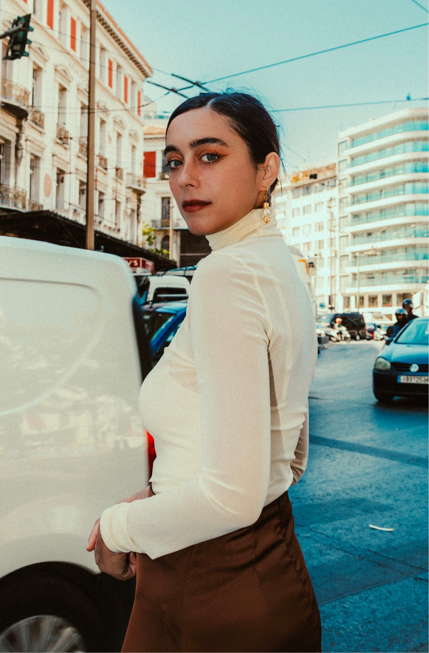 Freesia top in cream