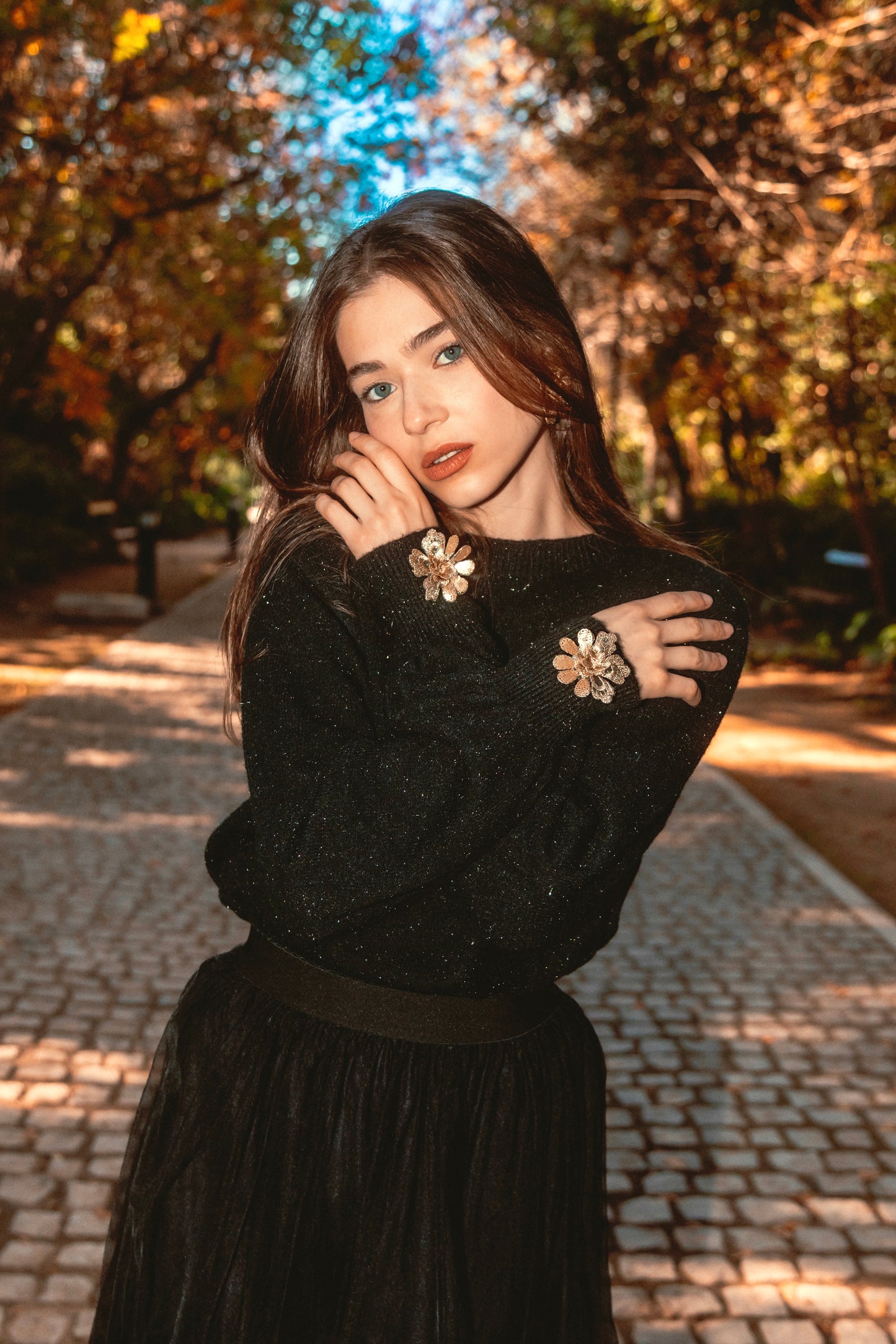 Helichrysum sweater in black