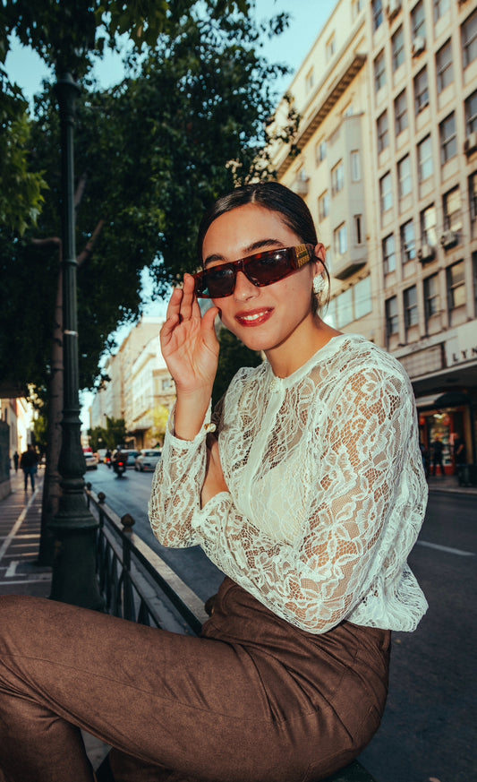 Fleur shirt in white