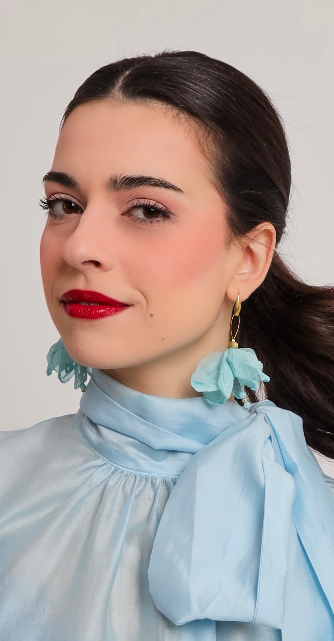 “Water lily” earrings