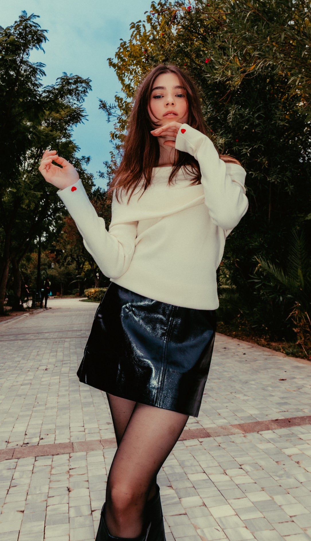 Marguerite top in cream