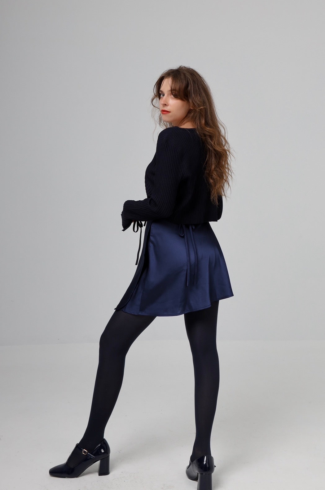 “Linnea” skirt in blue