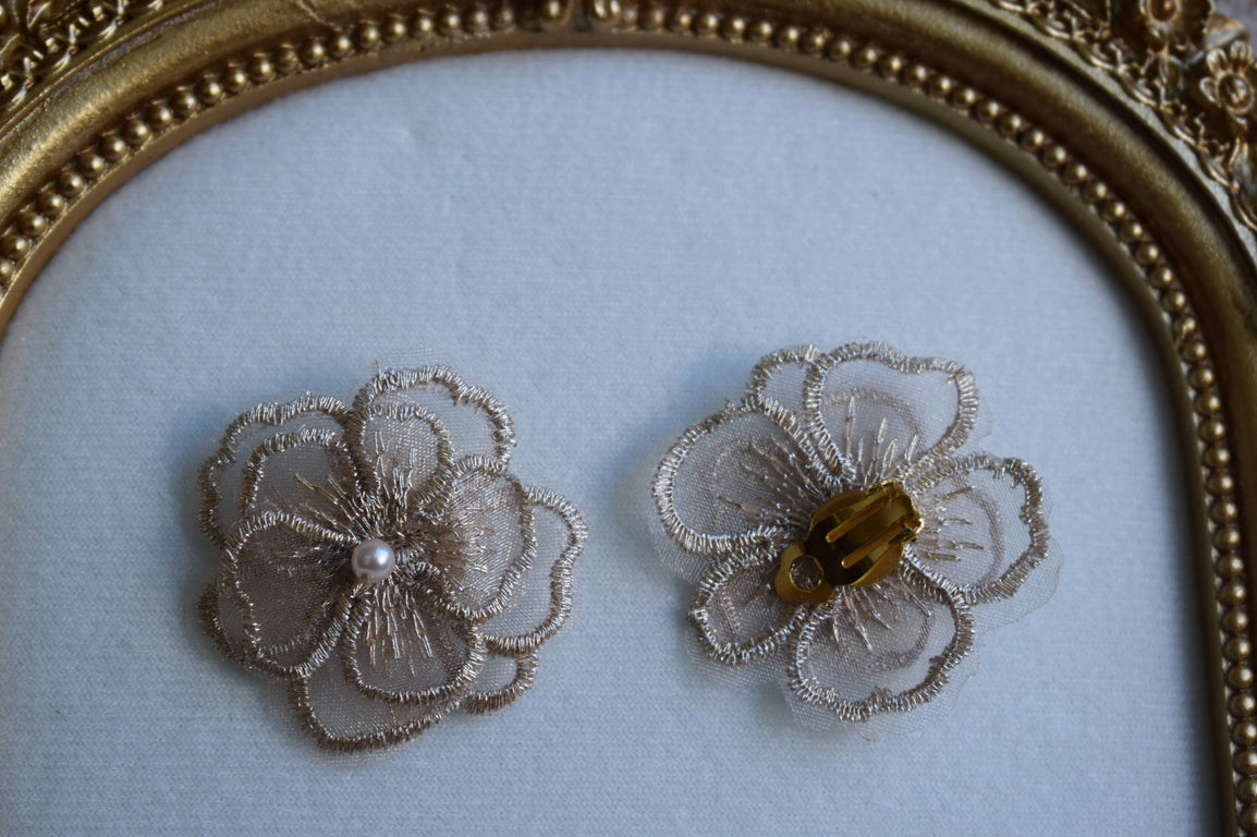 Eloise clip-on earrings