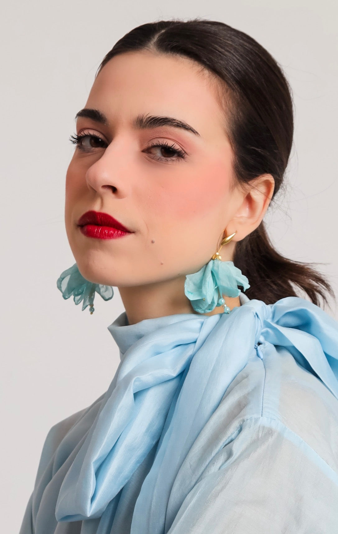 “Water lily” earrings