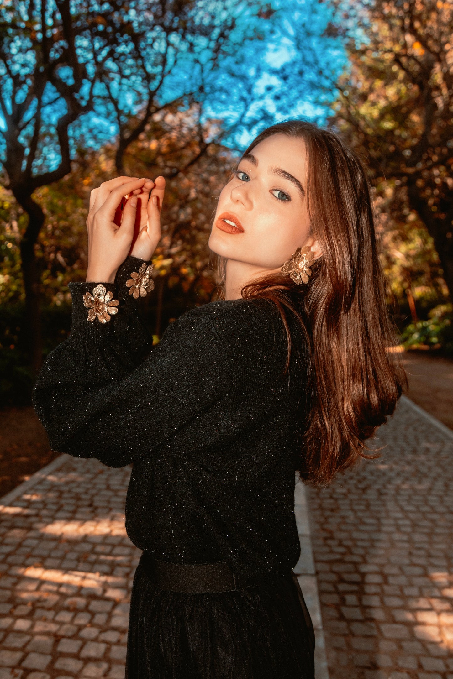 Helichrysum sweater in black