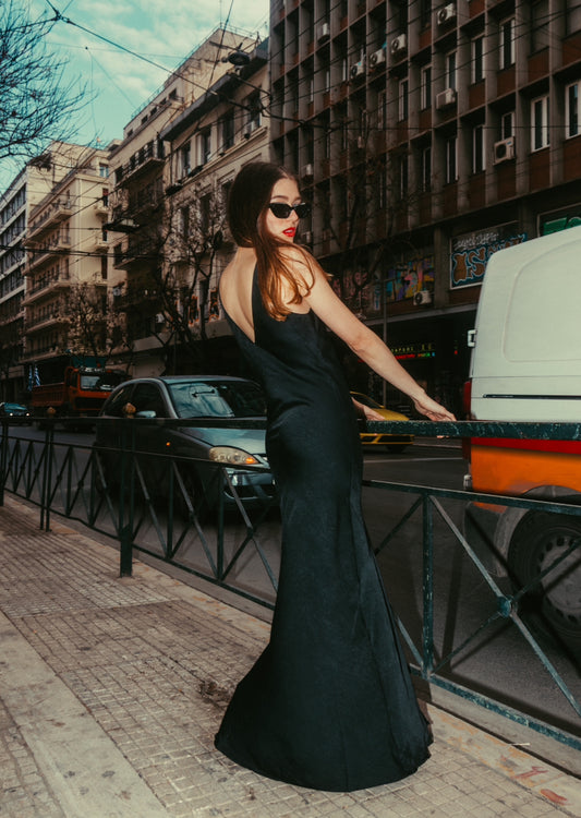 Melia dress in black