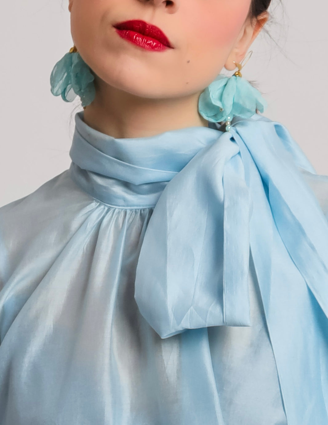 “Water lily” earrings