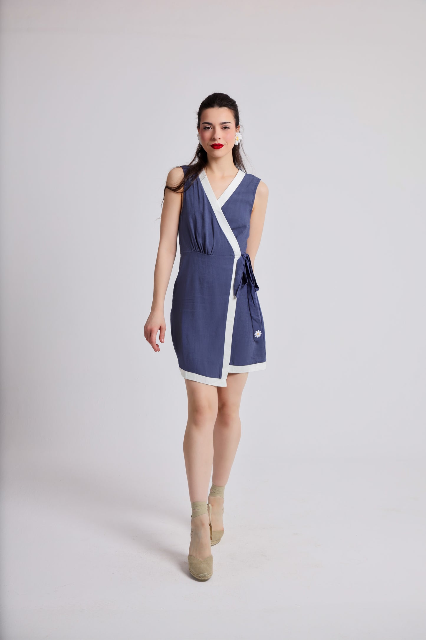 “Willow” dress in blue