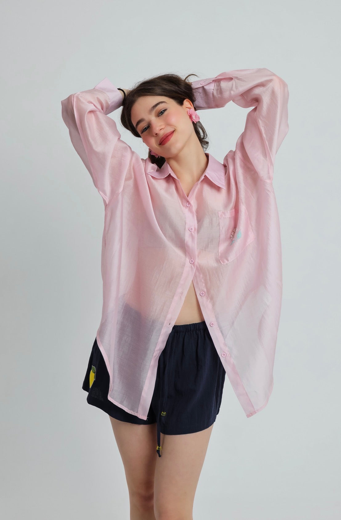 “Daffodil” shorts in blue