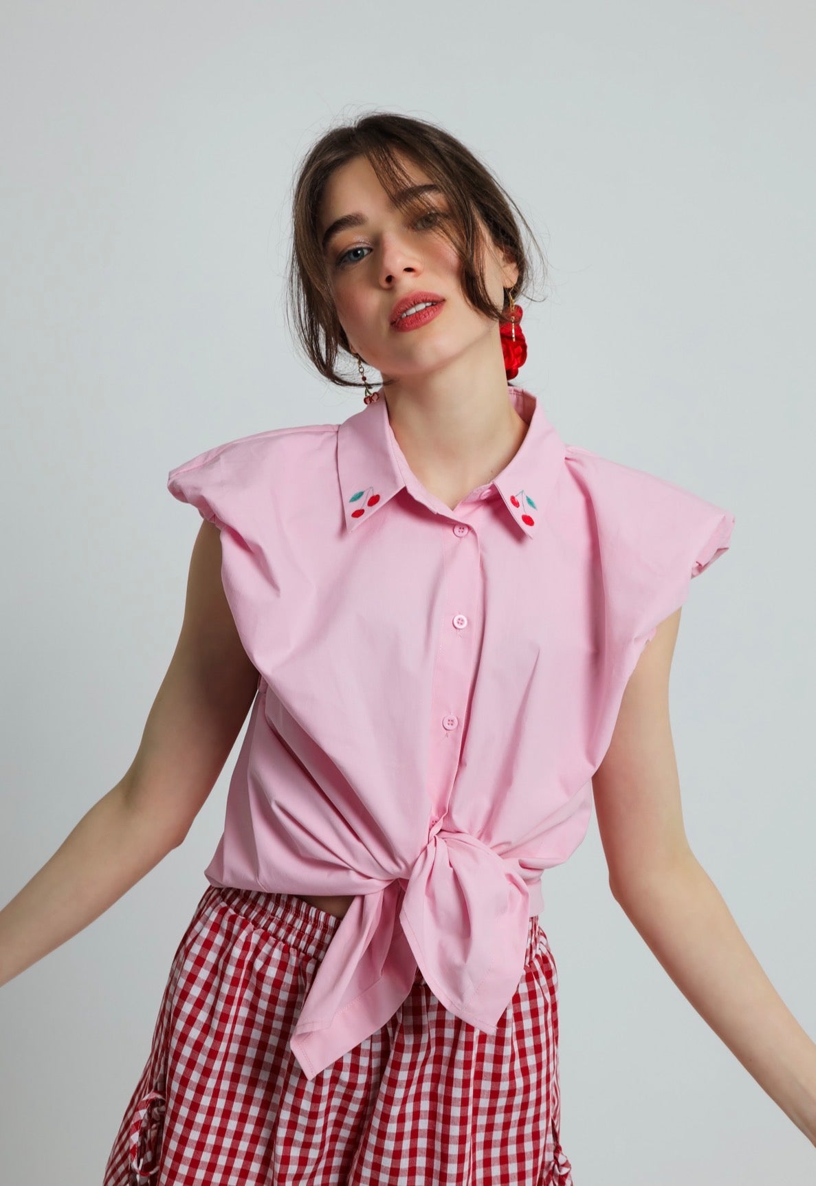 “Tulip” shirt in pink