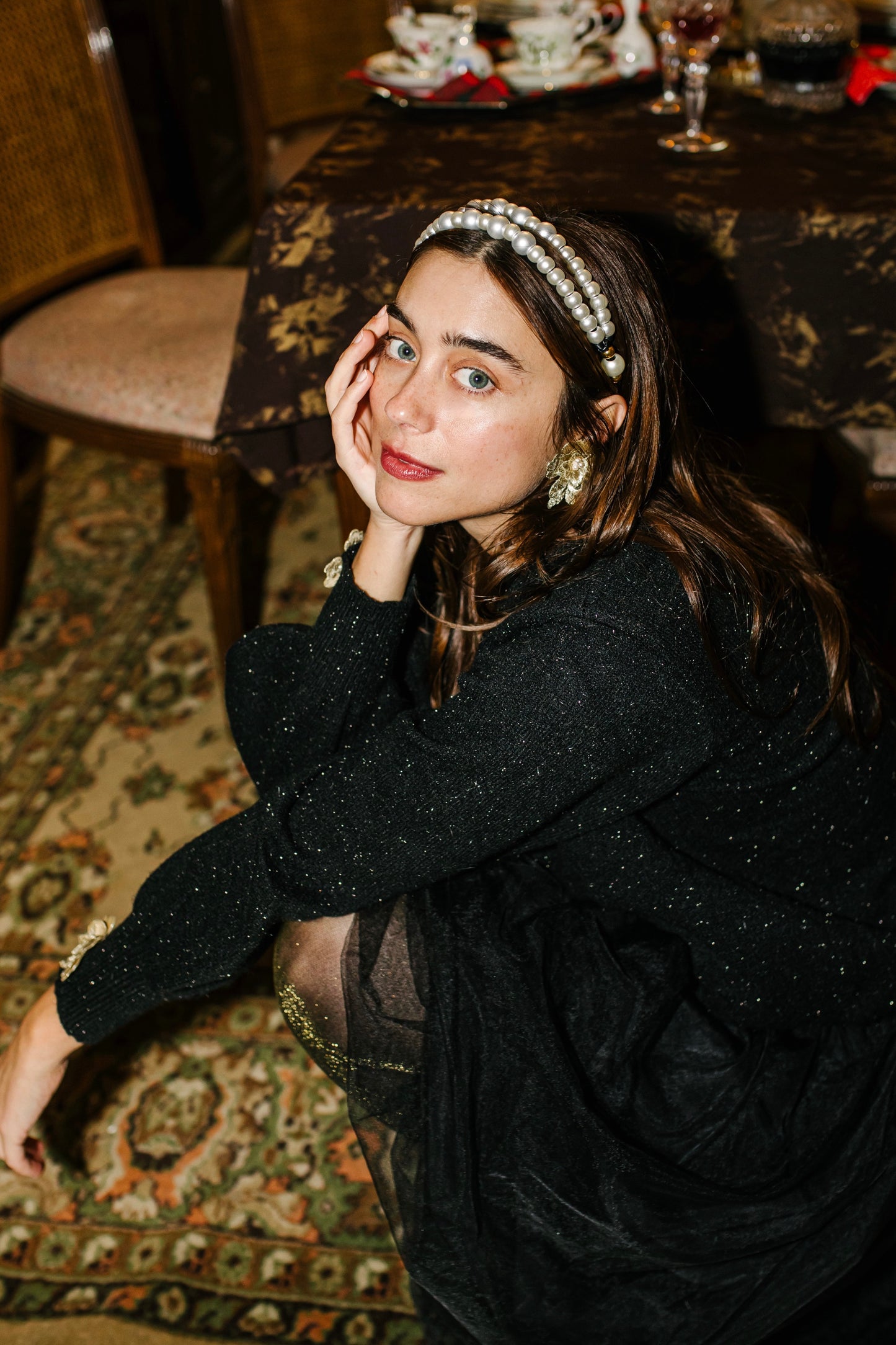 Helichrysum sweater in black