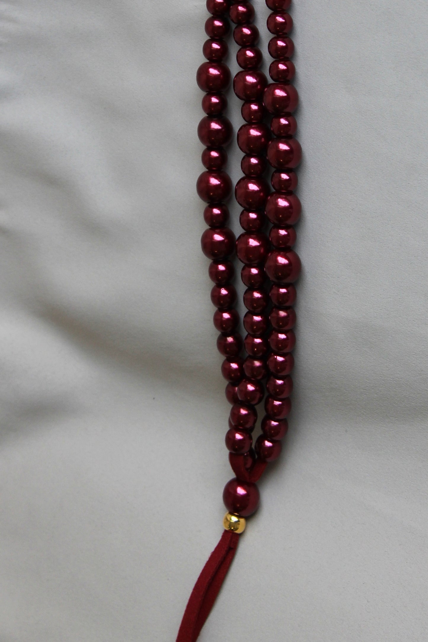 Christina belt in burgundy