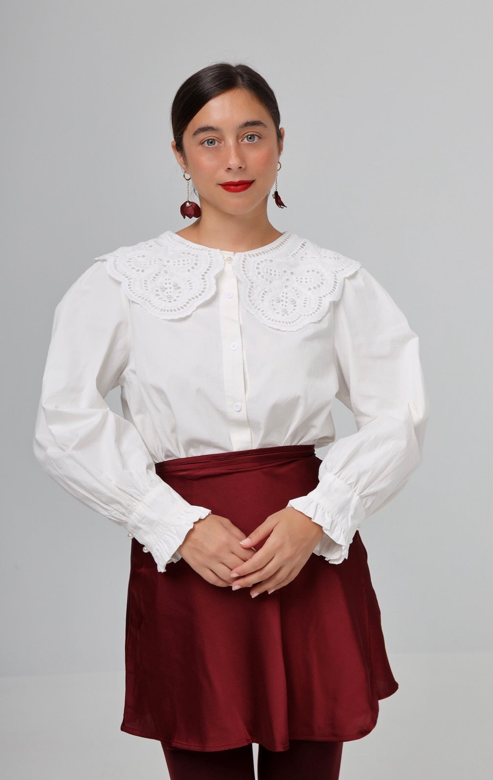 “Aronia” shirt in white