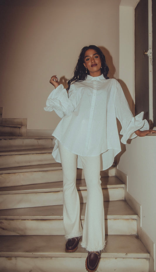 “Evanthe” pants in cream