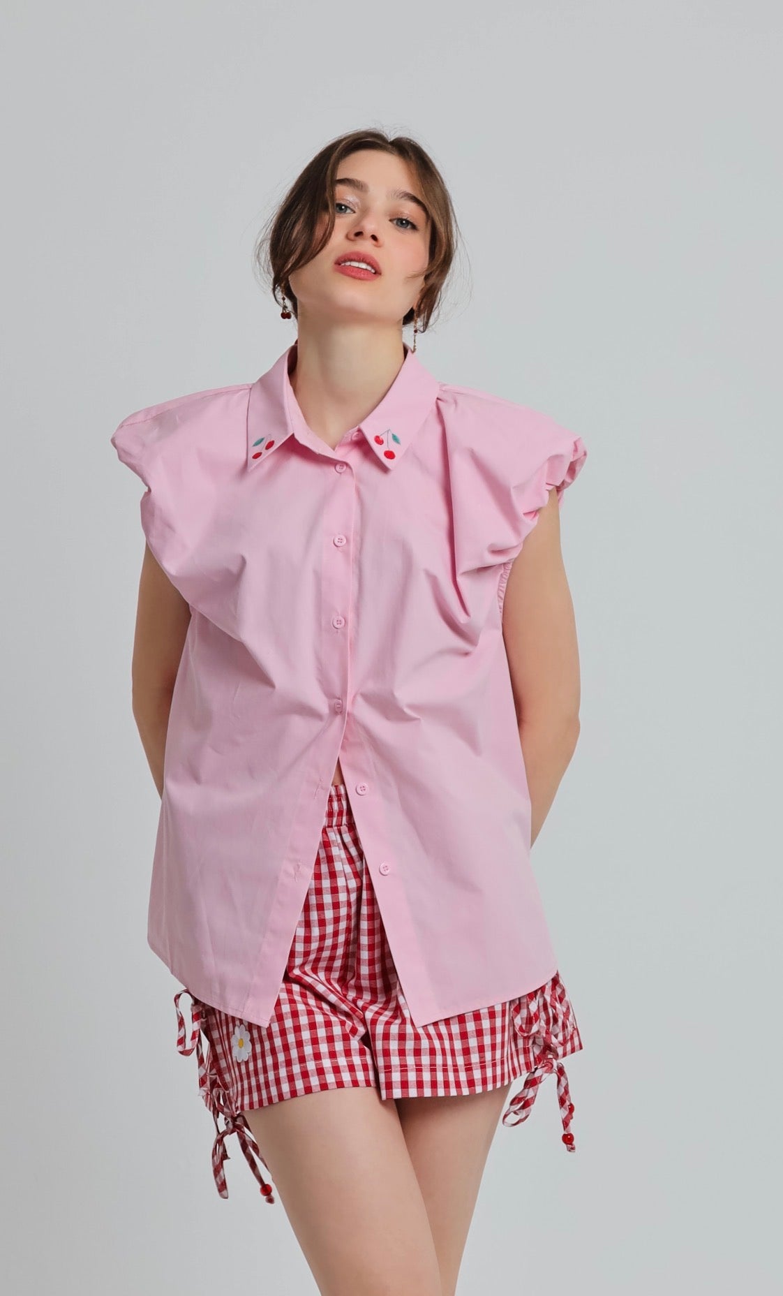 “Tulip” shirt in pink