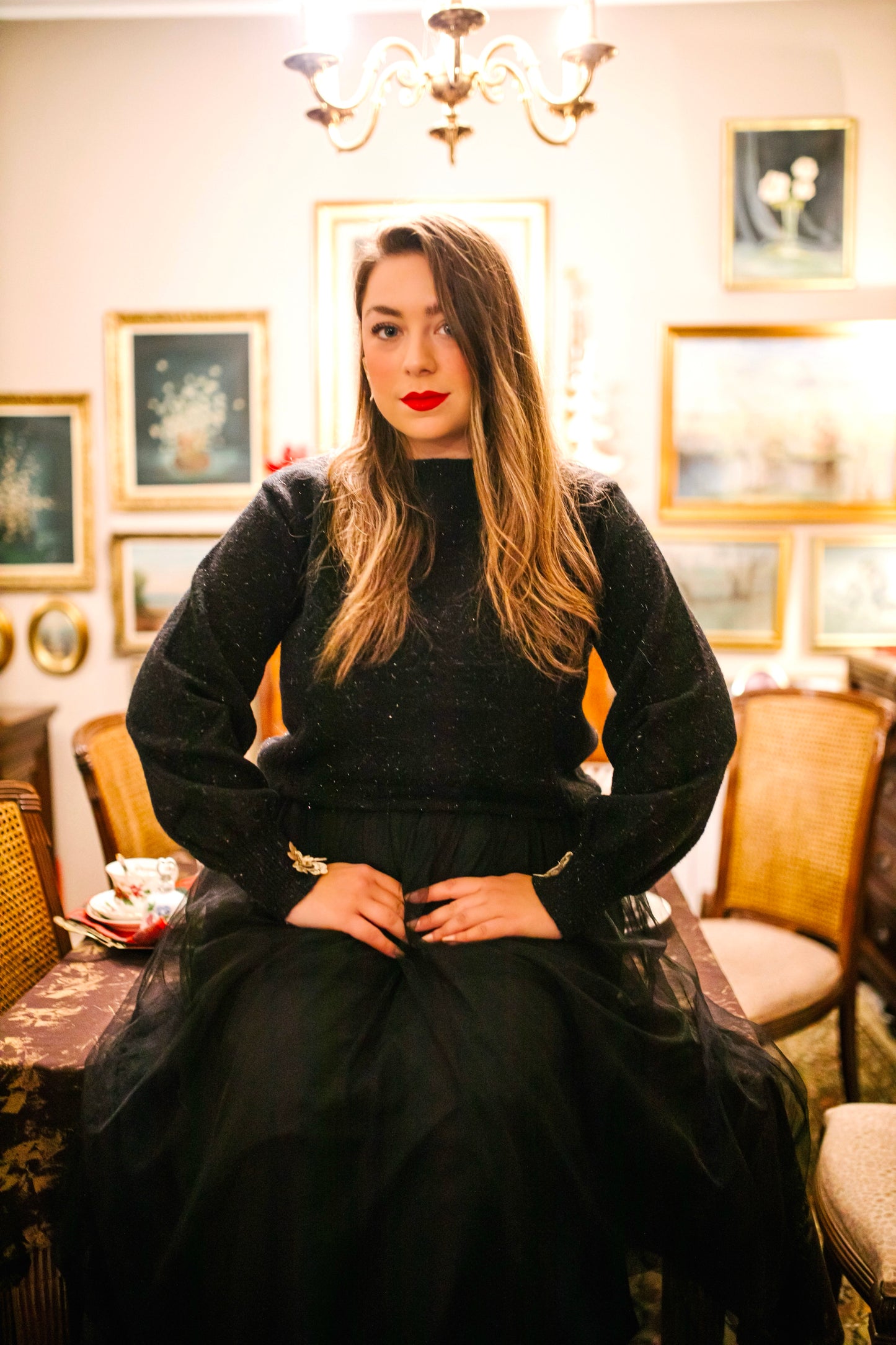 Helichrysum sweater in black