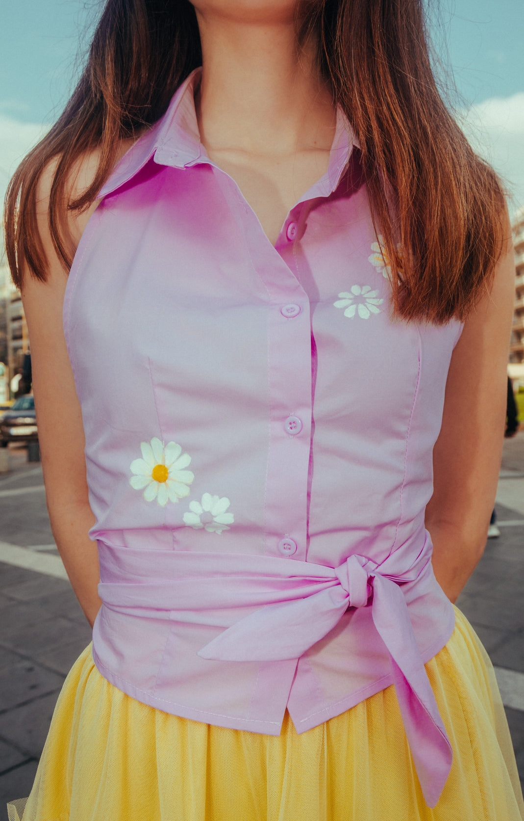 Bellflower top in pink