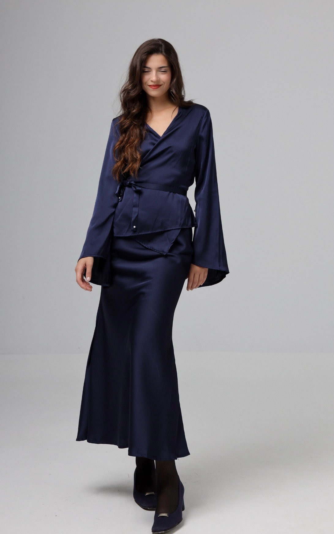 “Bluebell” skirt in navy blue