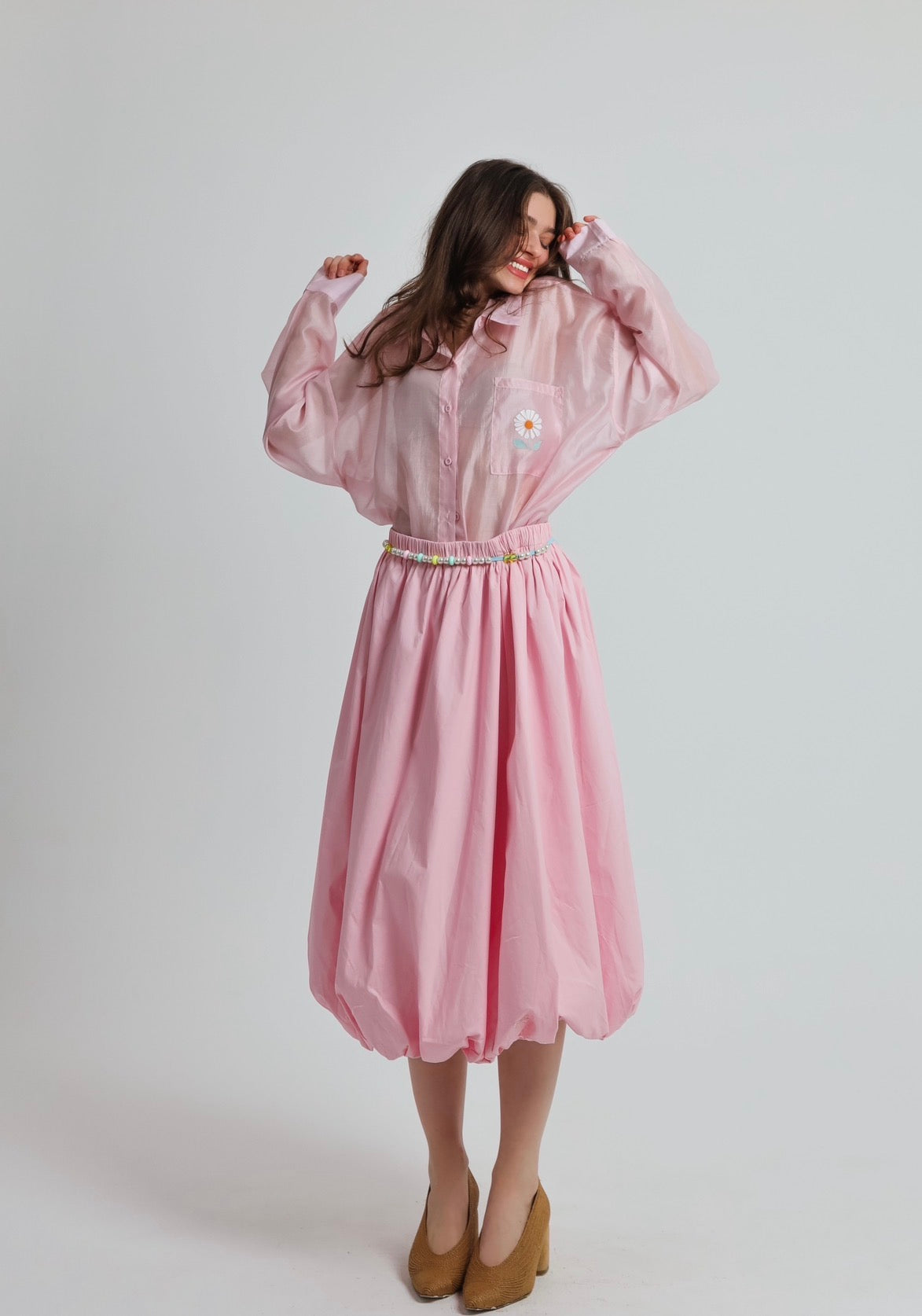 “Angelica” skirt in pink