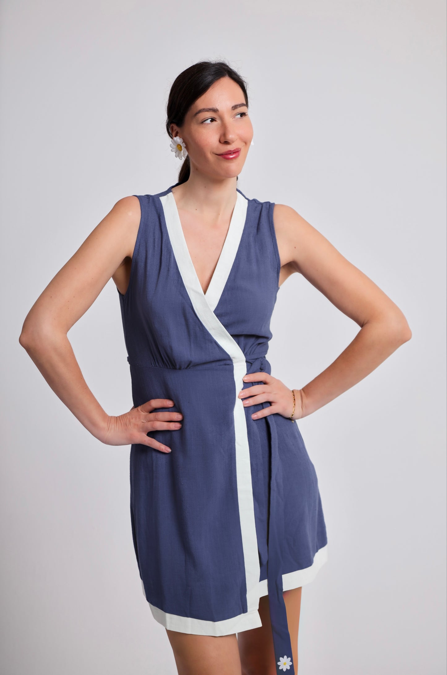 “Willow” dress in blue