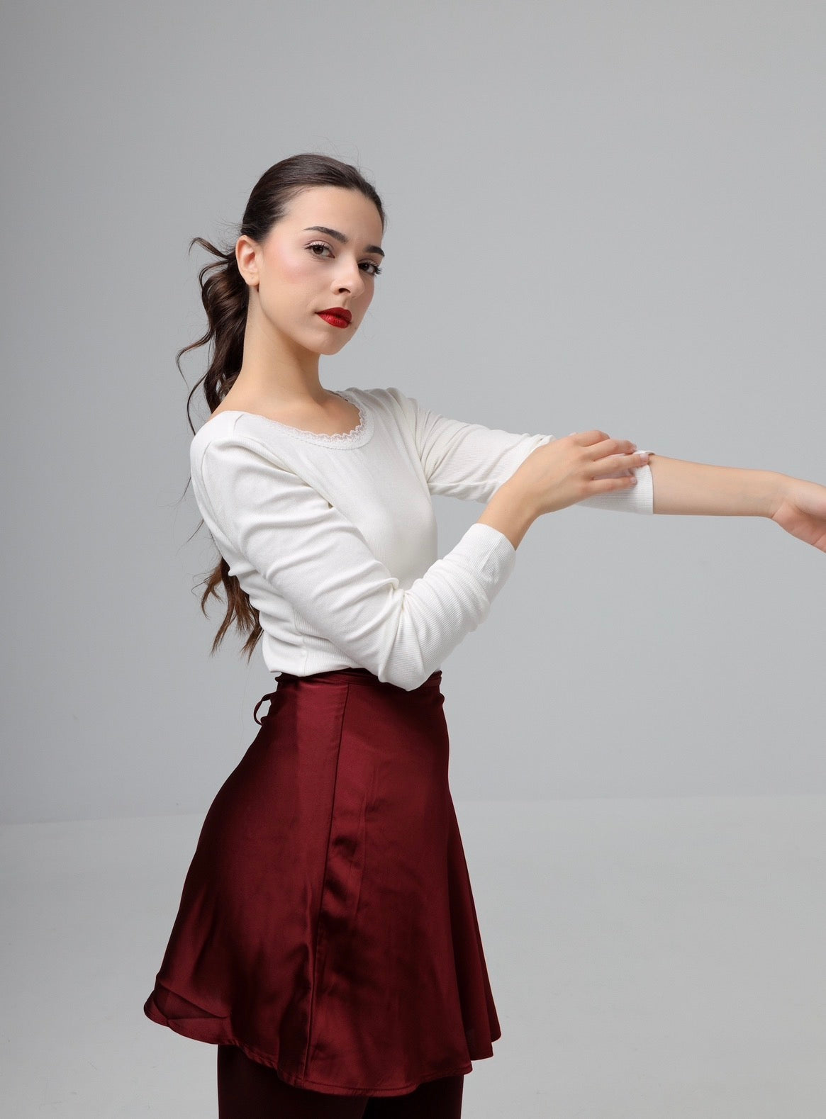 “Aloe” blouse in white