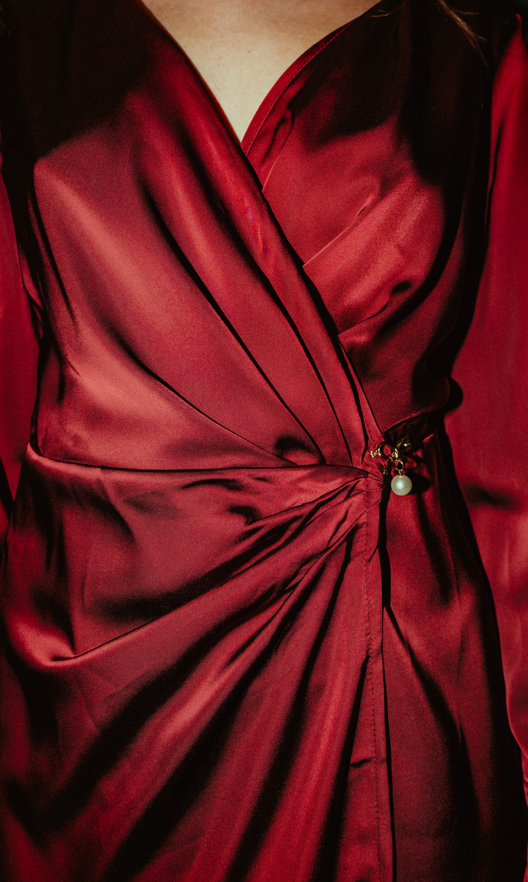 Violeta dress in burgundy